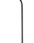 68" Bronze Adjustable Traditional Shaped Floor Lamp With Beige Empire Shade