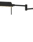 61" Bronze Adjustable Swing Arm Floor Lamp