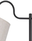63" Bronze Adjustable Traditional Shaped Floor Lamp With Gray Square Shade