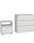 Two Piece White Bedroom Set