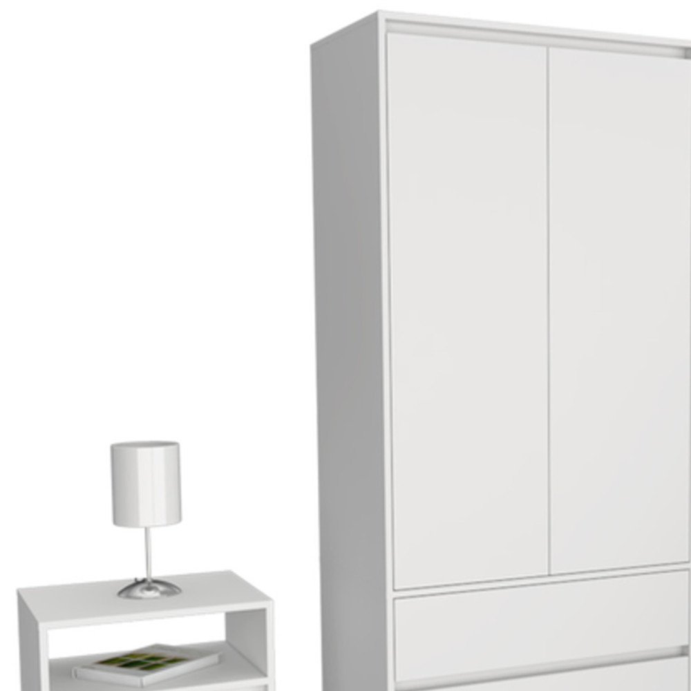 Three Piece White Bedroom Set