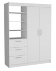 Two Piece White Bedroom Set
