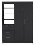 Two Piece Black Bedroom Set