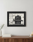 Y'ALL BLESSED FARMHOUSE Black Framed Print Wall Art