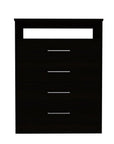 Two Piece Black Bedroom Set
