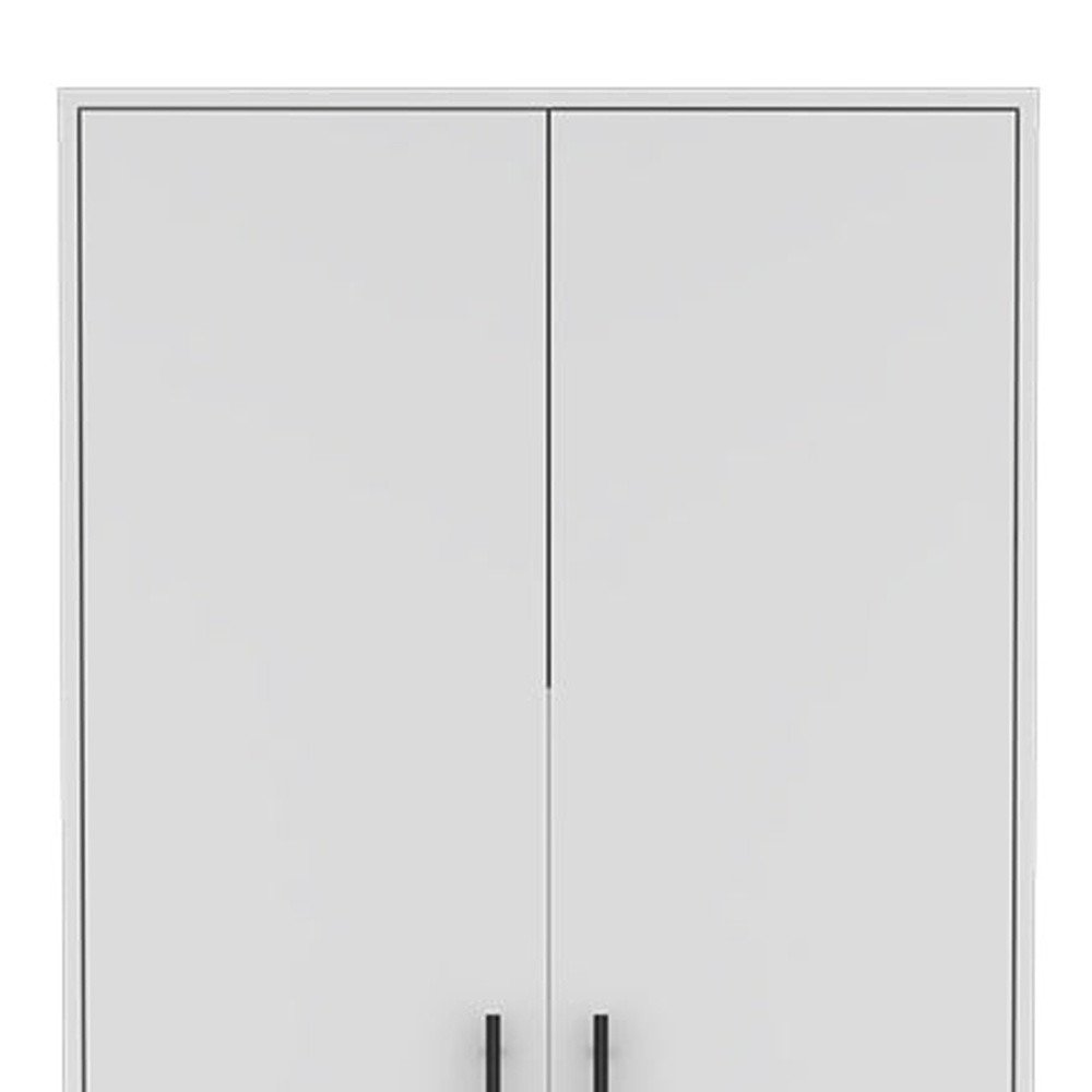 Two Piece White Bedroom Set