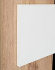 13" Natural Wood Wall Mounted Single Door Medicine Cabinet