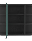 24" Black Wood Wall Mounted Single Door Medicine Cabinet