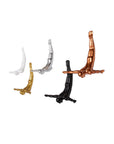 Set of Five Black White And Metallic Resin Diving Man Hanging Dimensional Sculpture