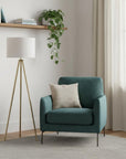 63" Matte Gold Floor Lamp with Cream Drum Shade