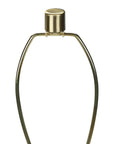 63" Matte Gold Floor Lamp with Cream Drum Shade