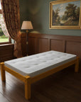 Yellow Solid Wood Twin Bed Frame
