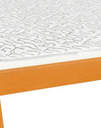 Yellow Solid Wood Full Bed Frame