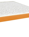 Yellow Solid Wood Full Bed Frame