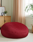 72" Cinnabar Microsuede Bean Bag Chair