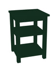 28" Dark Green Solid Wood Nightstand