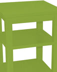 28" Green Solid Wood Nightstand