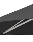 9' Black Polyester Round Market Patio Umbrella
