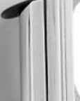 White And Silver Faux Leather And Metal Low Back Adjustable Height Bar Chair