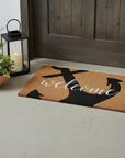 24" X 36" Natural and Black Coir Anchor Welcome Outdoor Door Mat