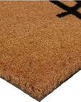 24" X 36" Natural and Black Coir Bumblee Bee Happy Outdoor Door Mat