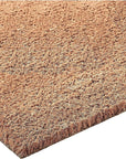 24" X 36" Natural Coir Solid Color Outdoor Door Mat