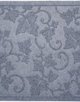 24" X 36" Light Gray Rubber Botanical Leaves Outdoor Door Mat