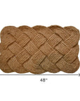 30" X 48" Brown Coir Weave Outdoor Door Mat