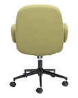 Beige and Black Adjustable Height Swivel Rolling Office Chair