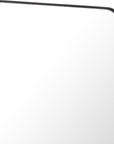 66" Black Steel Framed Full Length Mirror