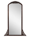 67" Black Solid Wood Framed Full Length Mirror