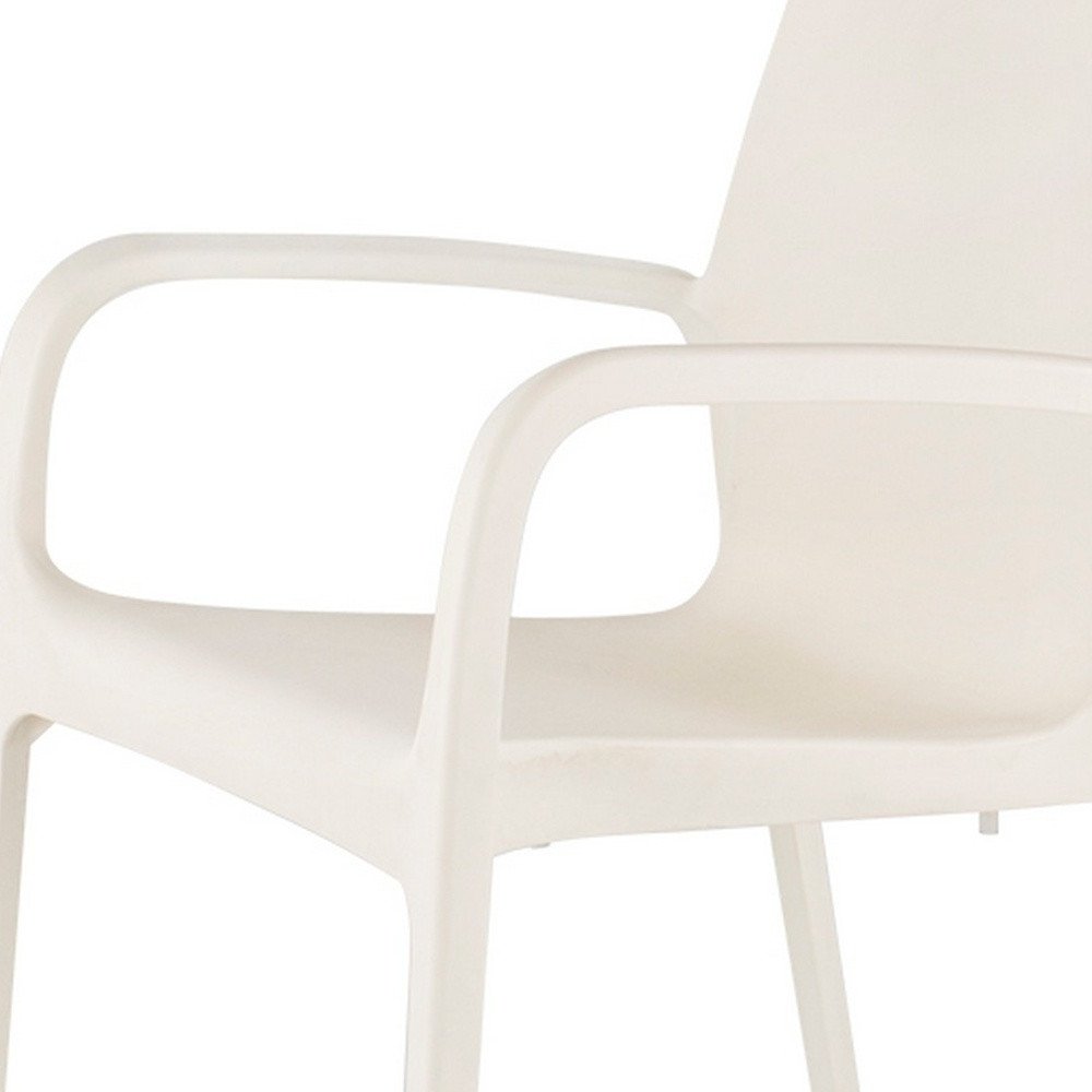 Set of Two Baby Blue Heavy Duty Plastic Outdoor Stacking Dining Chairs
