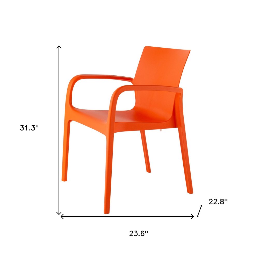 Set of Two Baby Blue Heavy Duty Plastic Outdoor Stacking Dining Chairs