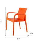 Set of Two Baby Blue Heavy Duty Plastic Outdoor Stacking Dining Chairs