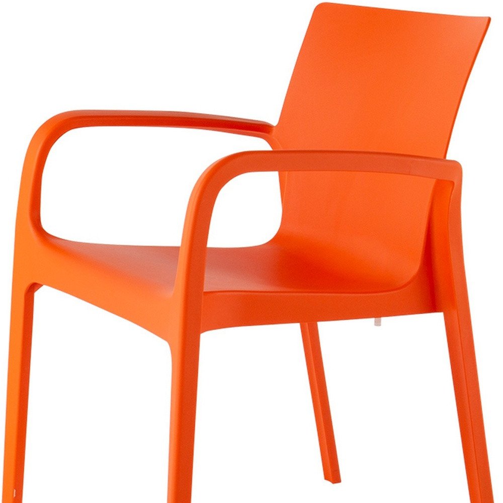 Set of Two Baby Blue Heavy Duty Plastic Outdoor Stacking Dining Chairs