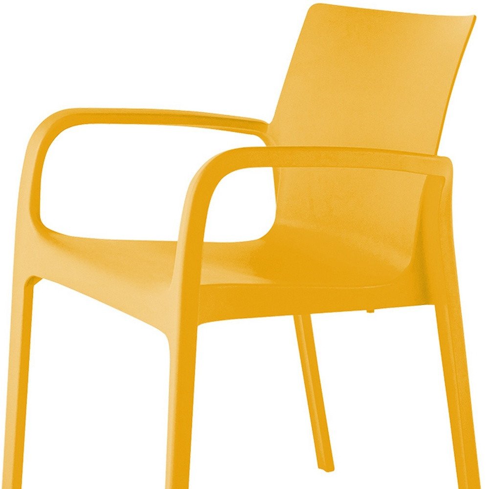 Set of Two Baby Blue Heavy Duty Plastic Outdoor Stacking Dining Chairs