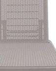 75" Taupe Heavy Duty Plastic Outdoor Stacking Chaise Lounge