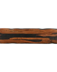 75" Brown Solid Wood Live Edge Dining Bench