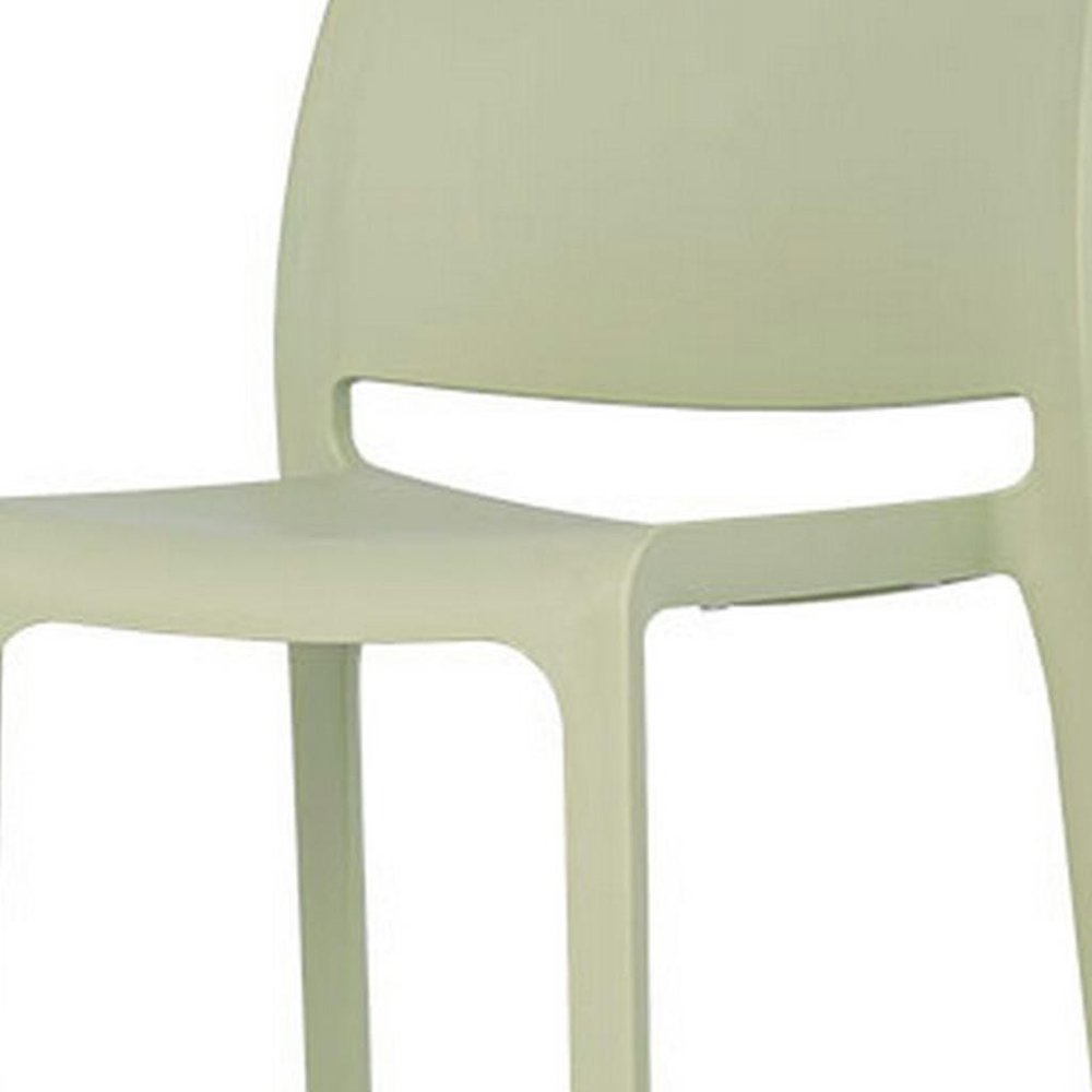 Set of Two 30" Taupe Heavy Duty Plastic Low Back Outdoor Bar Height Chairs