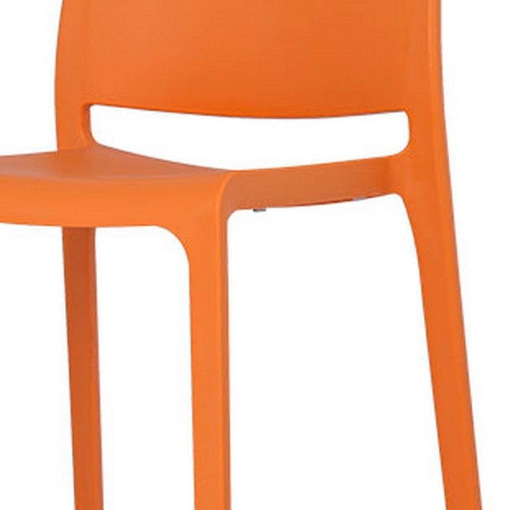 Set of Two 30" Taupe Heavy Duty Plastic Low Back Outdoor Bar Height Chairs