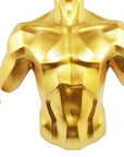 6" X 4" Gold Resin Bursting Man Hanging Dimensional Sculpture