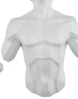 6" X 4" White Resin Bursting Man Hanging Dimensional Sculpture