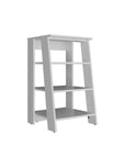 17" White Wood Bathroom Shelves
