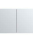 32" White Wood Wall Mounted Double Door Medicine Cabinet