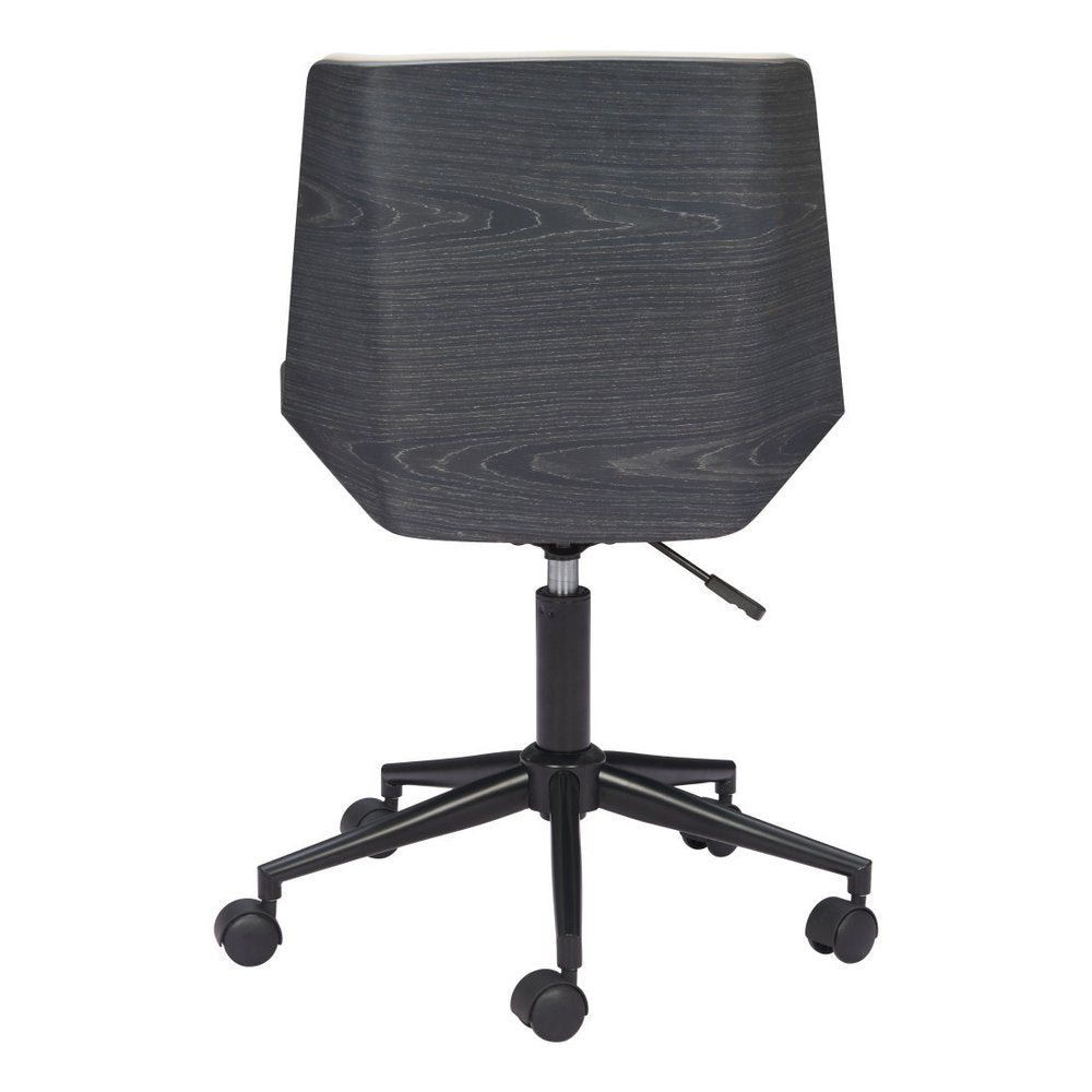 Brown Adjustable Height Rolling Office Chair