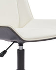 Brown Adjustable Height Rolling Office Chair