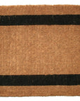 24" X 48" Brown and Black Coir Outdoor Door Mat
