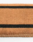 24" X 48" Brown and Black Coir Outdoor Door Mat