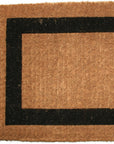 24" X 48" Brown and Black Coir Outdoor Door Mat
