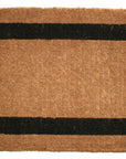 36" X 60" Brown and Black Coir Outdoor Door Mat